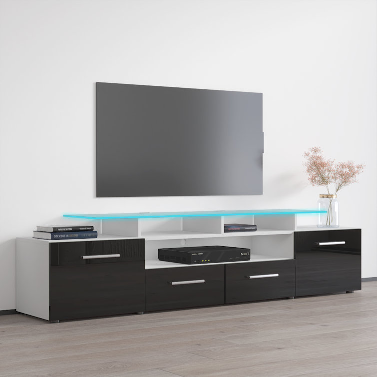 Orren Ellis Aghancrossy TV Stand for TVs up to 76" & Reviews Wayfair